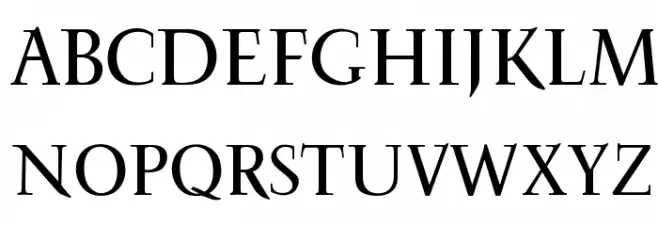 OPTIFavrile-Medium 字体 大写