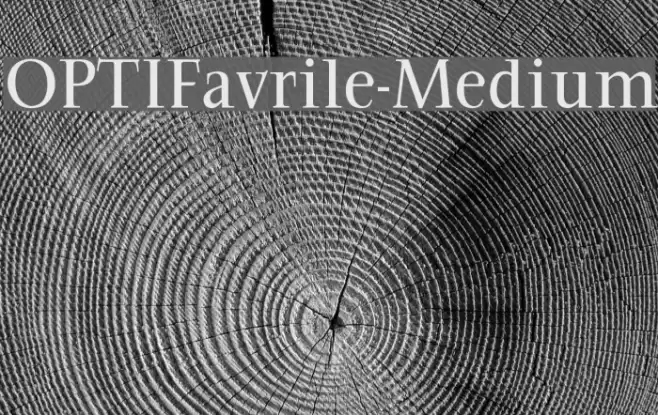 OPTIFavrile-Medium Font examples