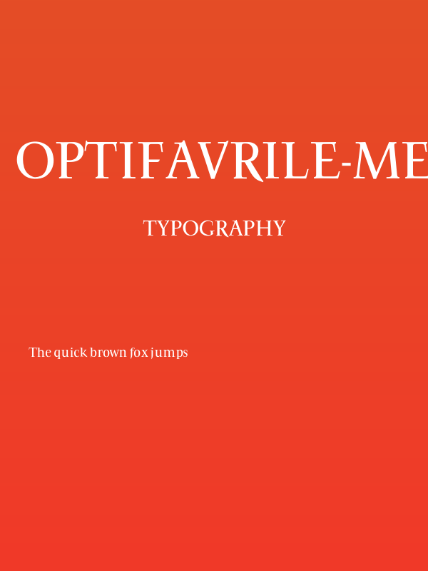 OPTIFavrile-Medium Poster