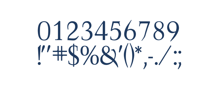 OPTIFavrile-Regular Other Characters