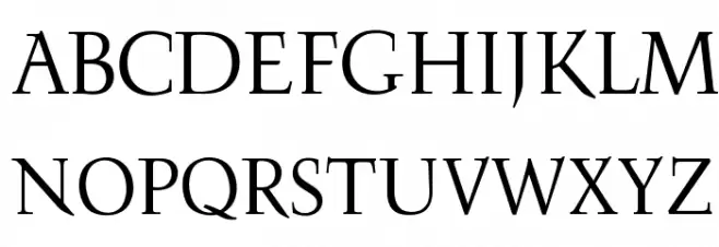 OPTIFavrile-Regular Polices MAJUSCULES