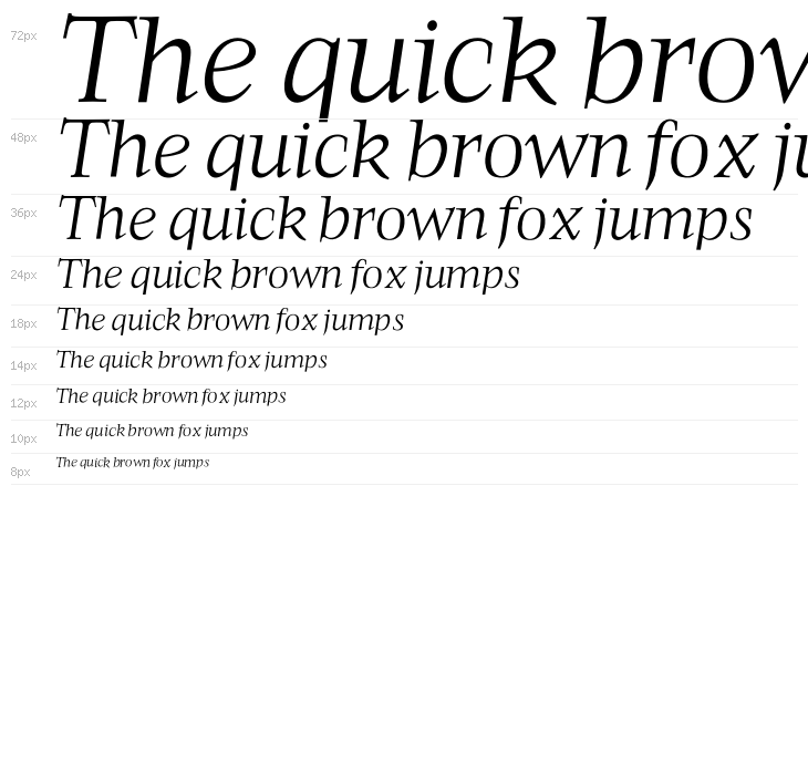 OPTIFavrileLight-Italic Waterfall