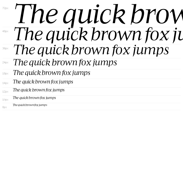 OPTIFavrileRegular-Italic Waterfall