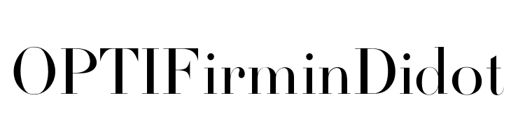 OPTIFirminDidot फ़ॉन्ट