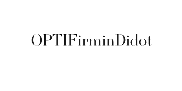 OPTIFirminDidot Logo