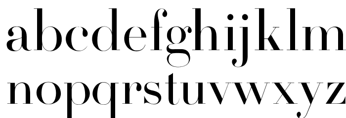 OPTIFirminDidot Font LOWERCASE