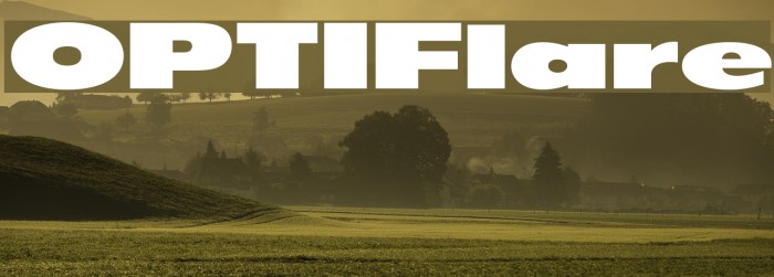 OPTIFlare Font examples