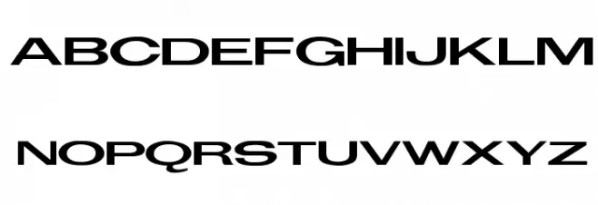 OPTIFleet Schriftart Groß