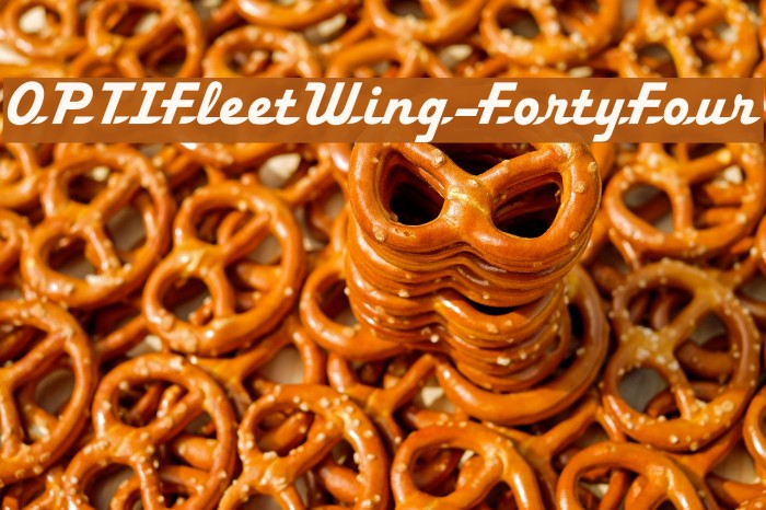 OPTIFleetWing-FortyFour Fonte examples