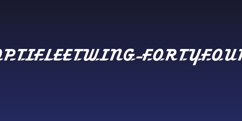 OPTIFleetWing-FortyFour Social Header