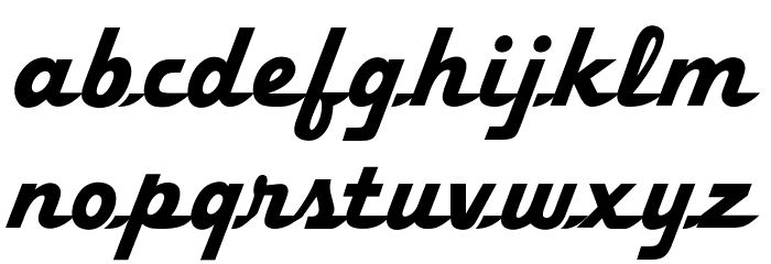 OPTIFleetWing-FortyFour Fonte MINÚSCULAS