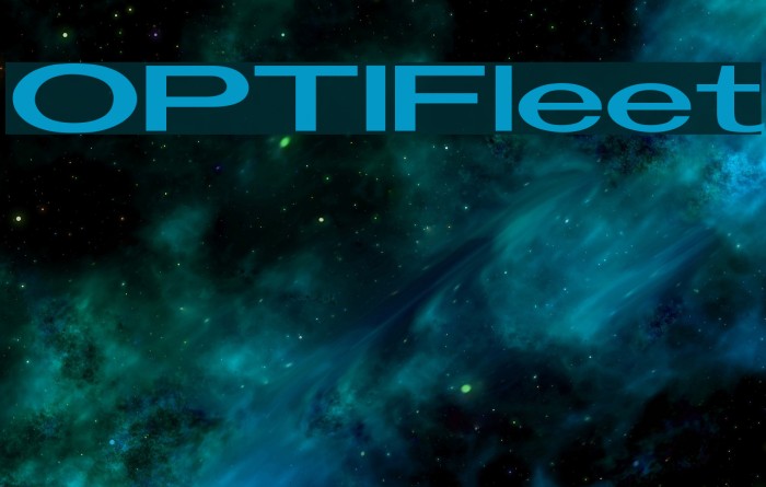 OPTIFleet Font examples