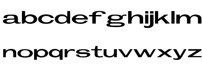OPTIFleet Font LOWERCASE