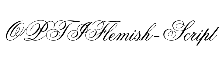 OPTIFlemish-Script Font