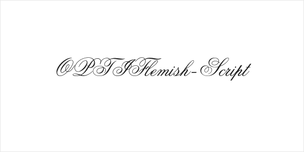 OPTIFlemish-Script Logo
