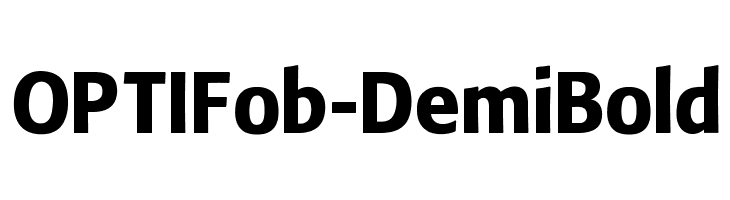 OPTIFob-DemiBold Font