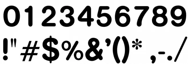OPTIFormula-One Font OTHER CHARS