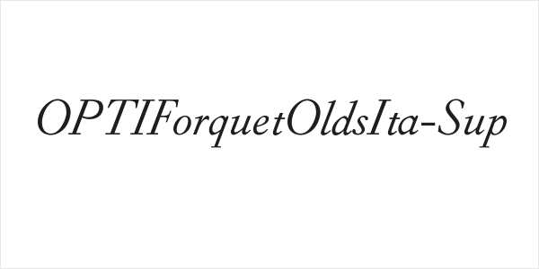 OPTIForquetOldsIta-Sup Logo