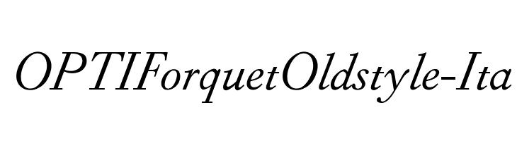OPTIForquetOldstyle-Ita  Скачать бесплатные шрифты