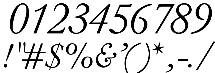 OPTIForquetOldstyle-Ita Font OTHER CHARS