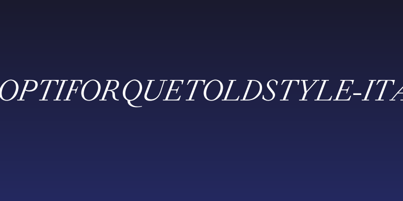 OPTIForquetOldstyle-Ita Social Header