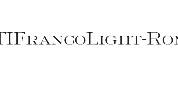 OPTIFrancoLight-Roman Logo