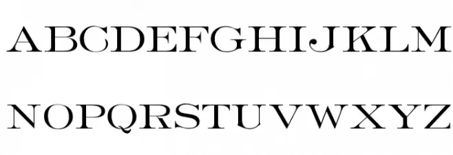 OPTIFrancoLight-Roman フォント 小文字