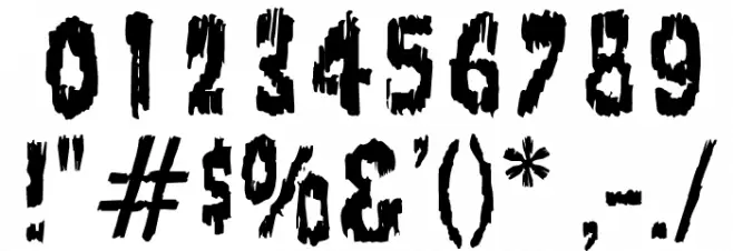 OPTIFrankensteinsBride Font OTHER CHARS