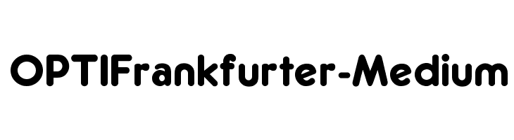 OPTIFrankfurter-Medium Font
