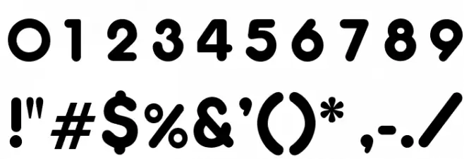 OPTIFrankfurter-Medium Шрифта ДРУГИЕ символов