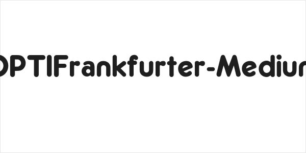OPTIFrankfurter-Medium Logo