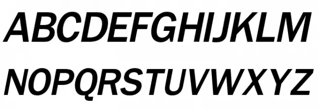 OPTIFranklinGothic-MediumItal Polices MAJUSCULES