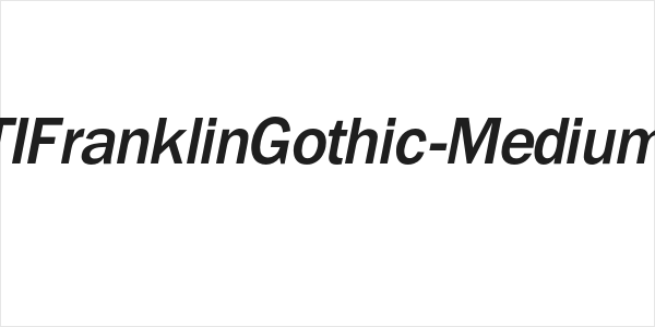 OPTIFranklinGothic-MediumItal Logo