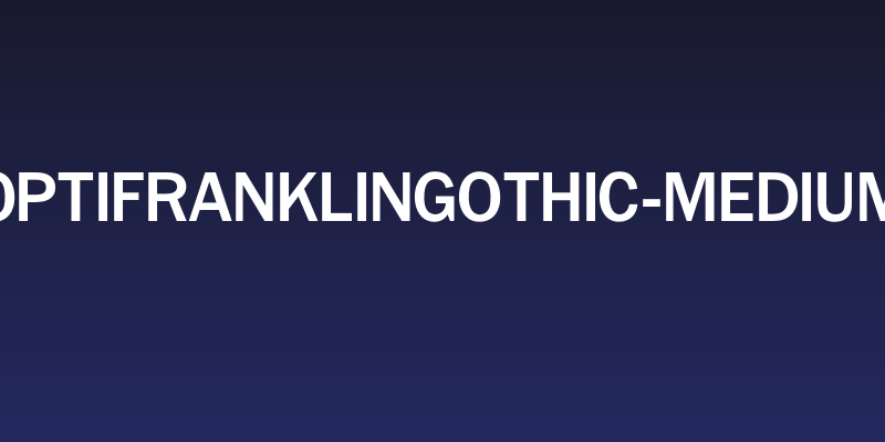OPTIFranklinGothic-Medium Social Header