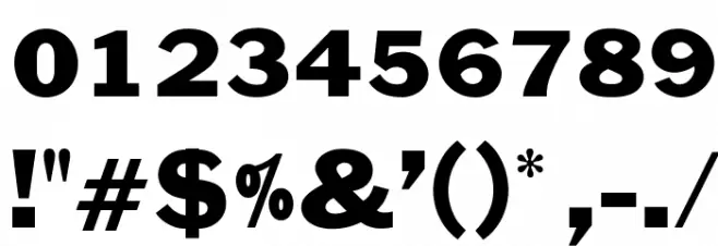 OPTIFranklinGothic-Wide Font OTHER CHARS