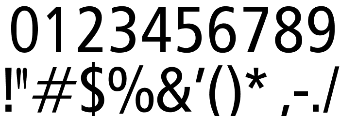 OPTIFranz-FiftySeven Font OTHER CHARS