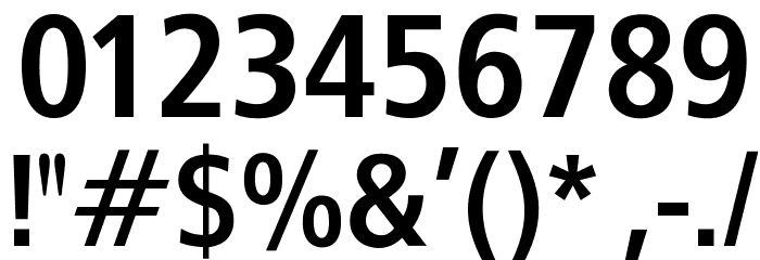 OPTIFranz-SixtySeven Font OTHER CHARS