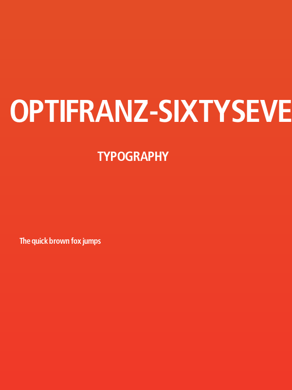 OPTIFranz-SixtySeven Poster
