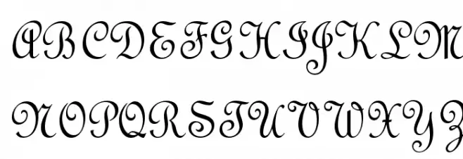 OPTIFrench-Script Fuentes MAYÚSCULAS
