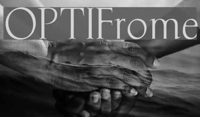 OPTIFrome फ़ॉन्ट examples