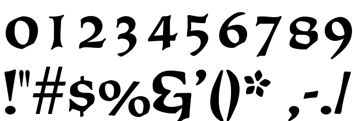 OPTIFurst-Bold Font OTHER CHARS
