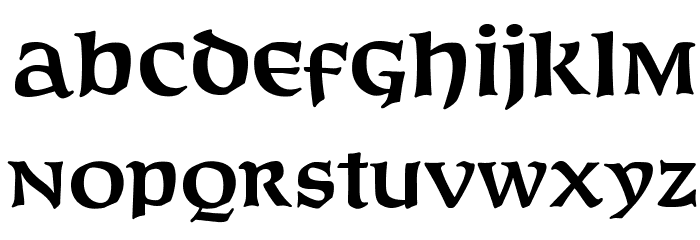 OPTIFurst-Bold Font LOWERCASE