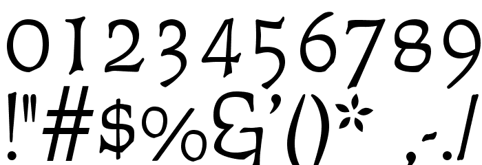 OPTIFurst Font OTHER CHARS