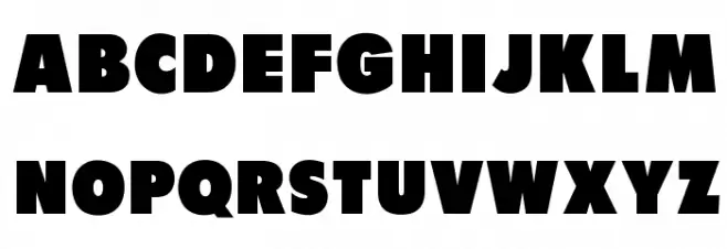 OPTIFutura-BlackAgency Schriftart Groß