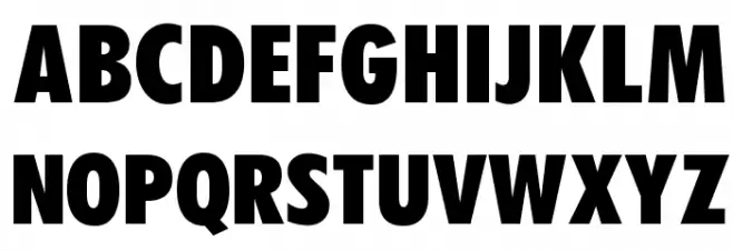 OPTIFutura-ExtraBlackCond 字体 大写