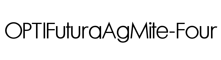 OPTIFuturaAgMite-Four  Fuentes Gratis Descargar