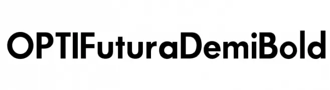 OPTIFuturaDemiBold  baixar fontes gratis