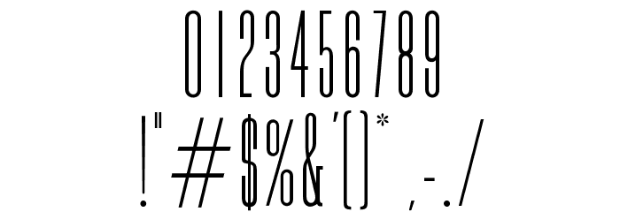 OPTIGalaxy Font OTHER CHARS