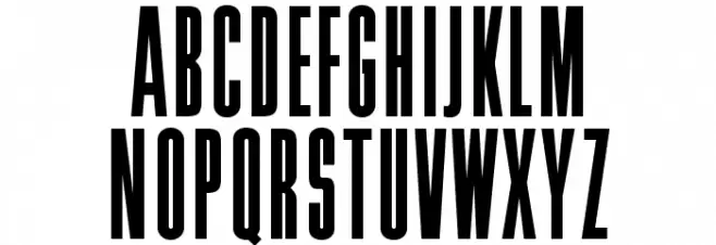 OPTIGamma Schriftart Groß