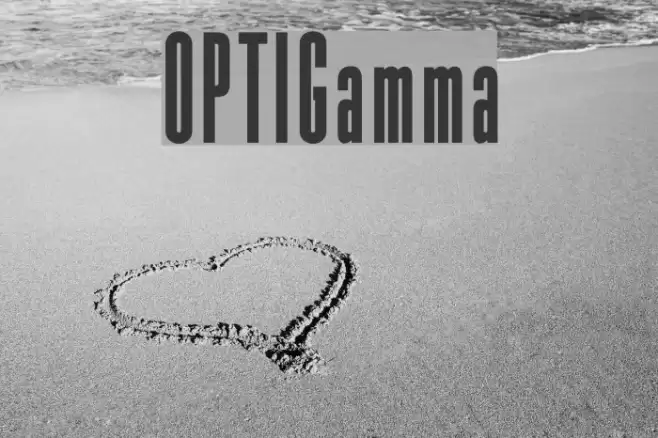 OPTIGamma Шрифта examples